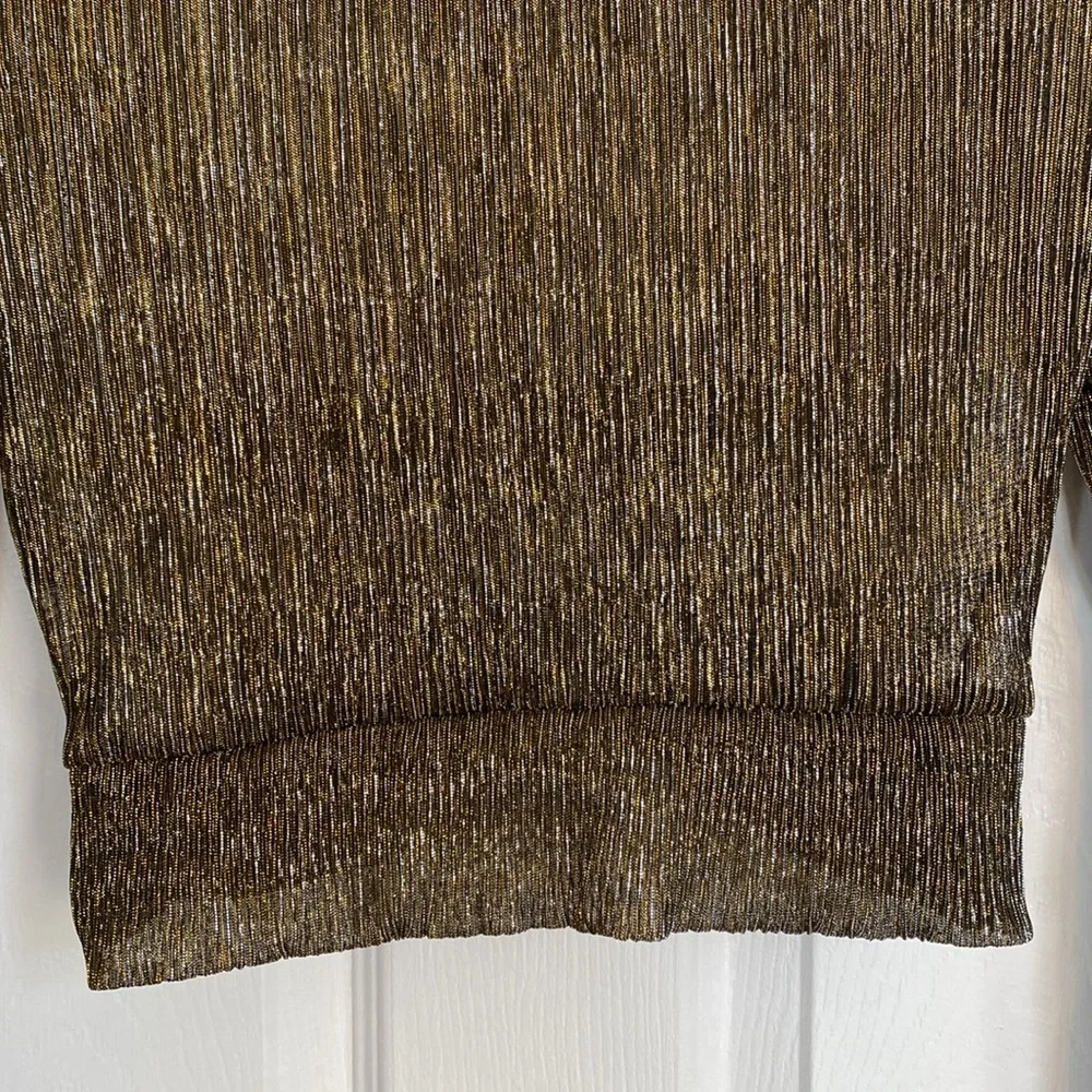 Shein Metallic Crop Top (M)