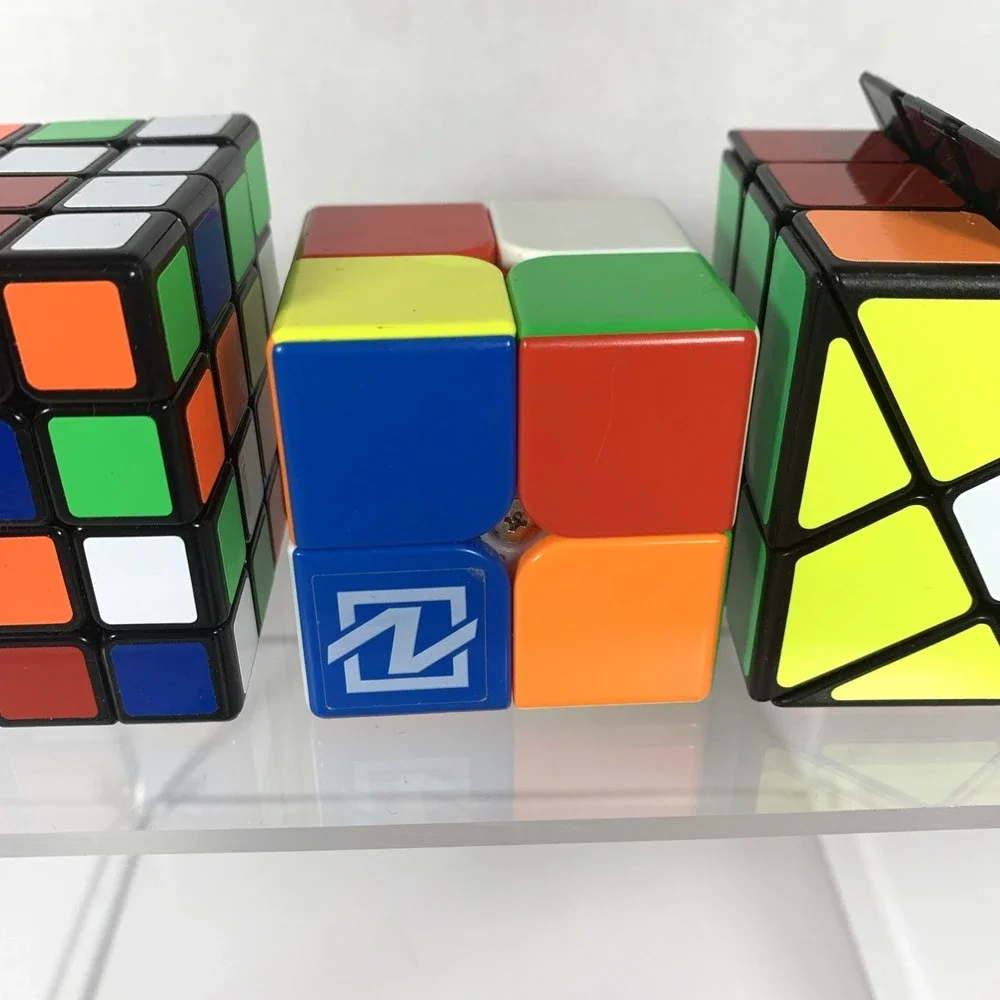 QiYi Speed Cube Puzzle Lot of 5 | Various Sizes | Funny Brain Teaser Toys‎