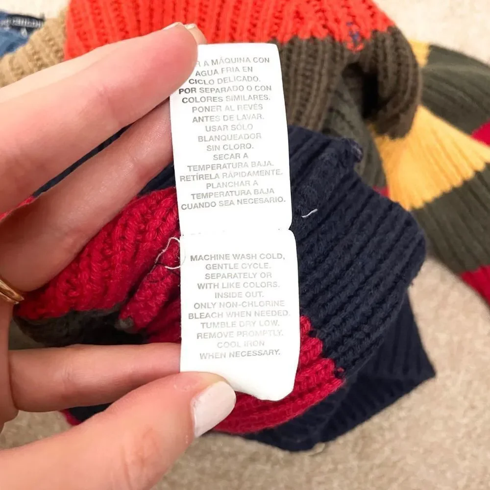 The Children’s Place Fall Striped‎ Sweater Size xs 4