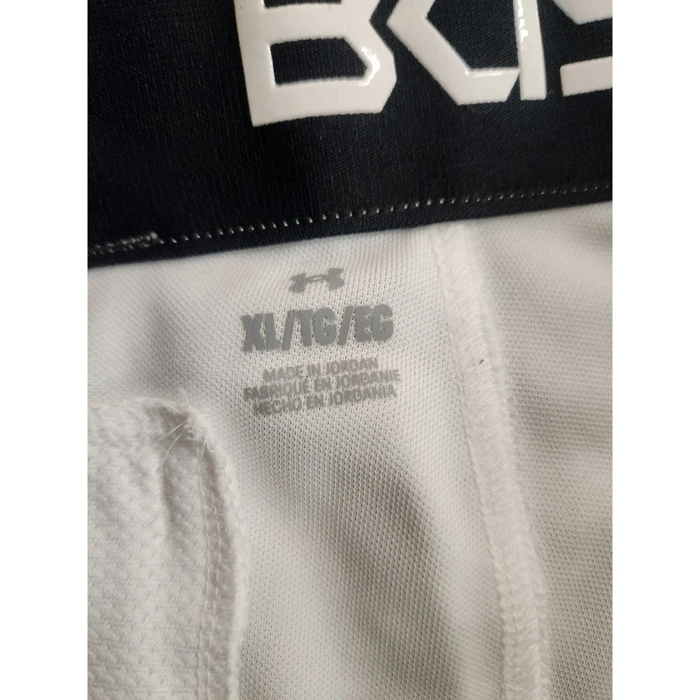 Under Armour Baseball Pants Mens XL White Elastic Cuff Stretch Game Adult UA