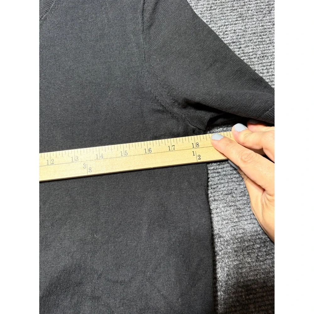 J.Crew Short Sleeve Sweater Women Medium Black Condition Cotton Knit CF384