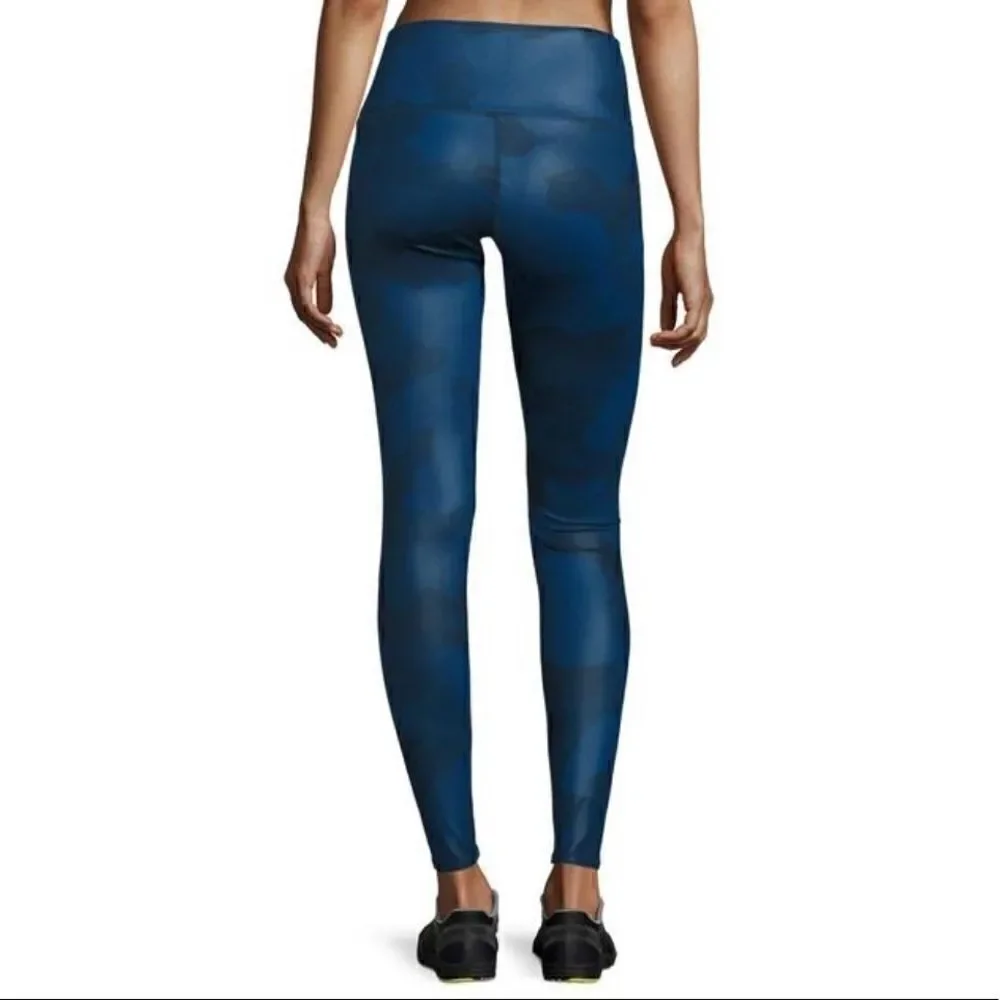 𝅺EUC Alo Yoga Airbrush Camouflage blue leggings xs