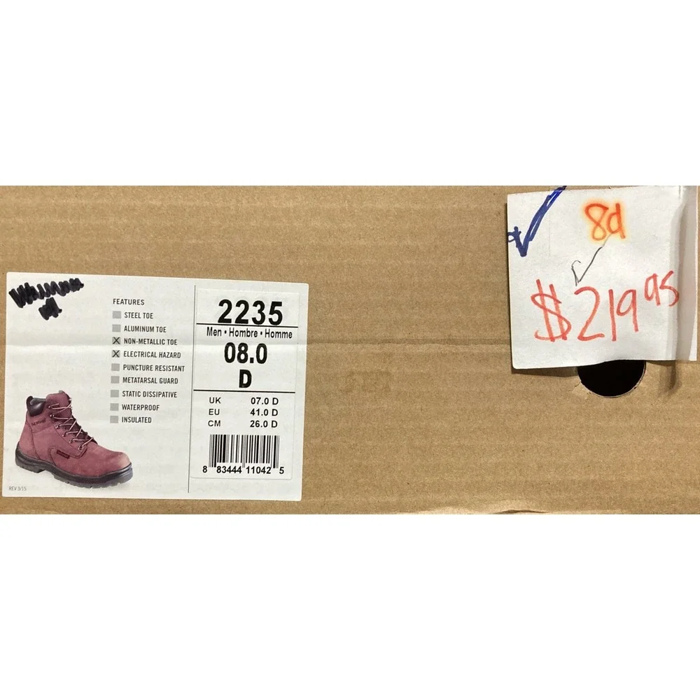 RED WING King Toe Boot 2235 Mens Sz 8 D New 6