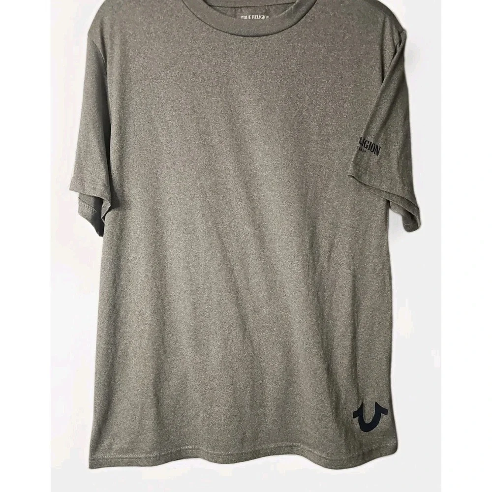 Men's Medium True Religion Super Soft Horseshoe‎ Gray Lounge Casual Layering 138