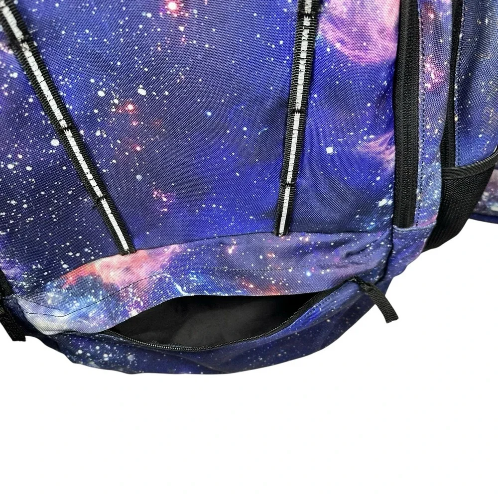 Lands' End Galaxy Kids Backpack School Bag & Lunch Bag Box Space Print Blue