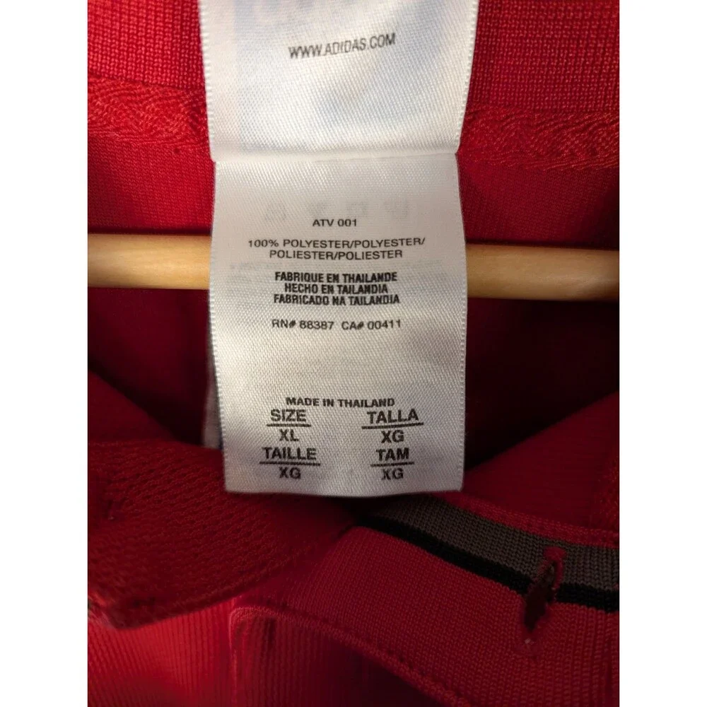 Adidas NFL‎ Tampa Bay Buccaneers Polo Shirt Men's XL Red