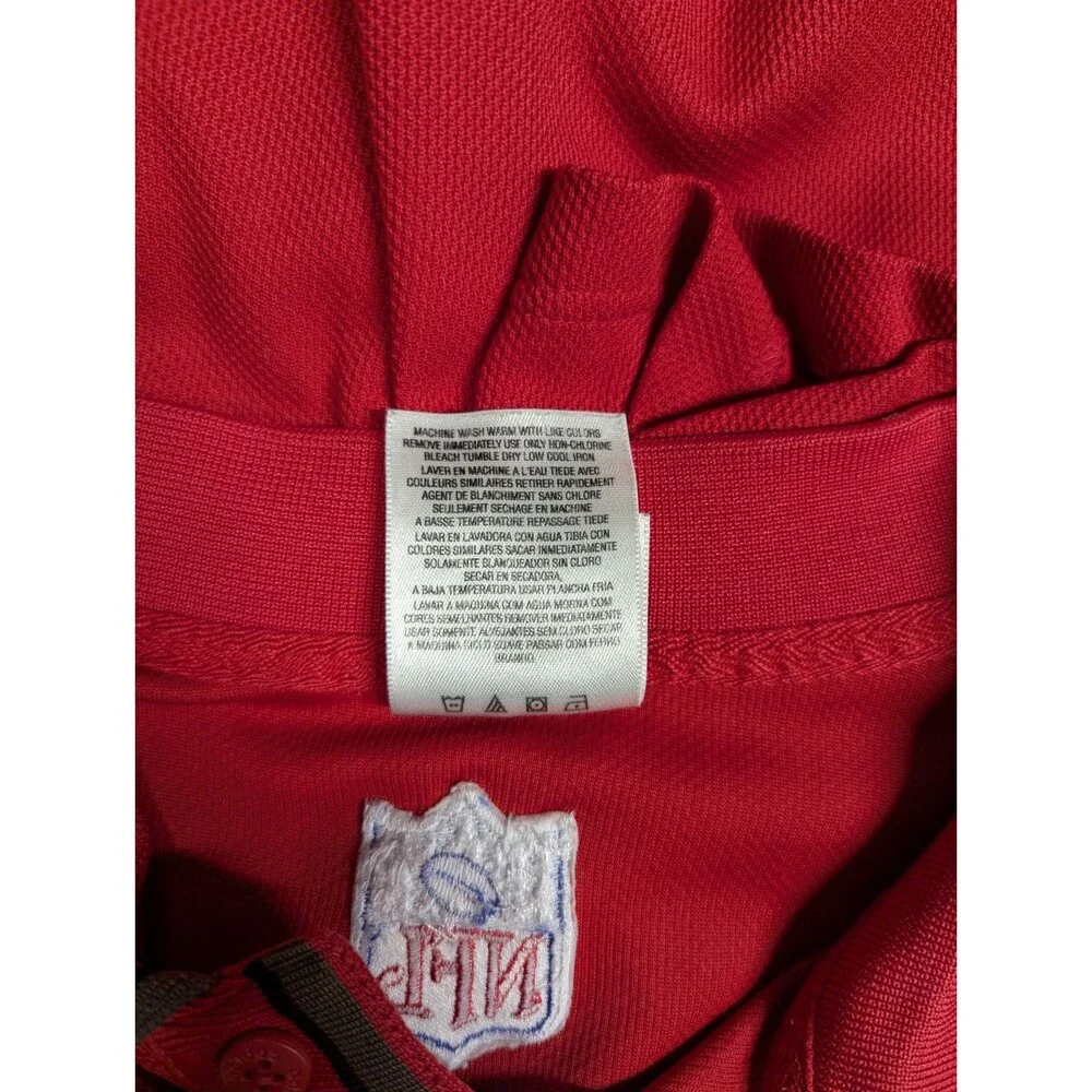 Adidas NFL‎ Tampa Bay Buccaneers Polo Shirt Men's XL Red