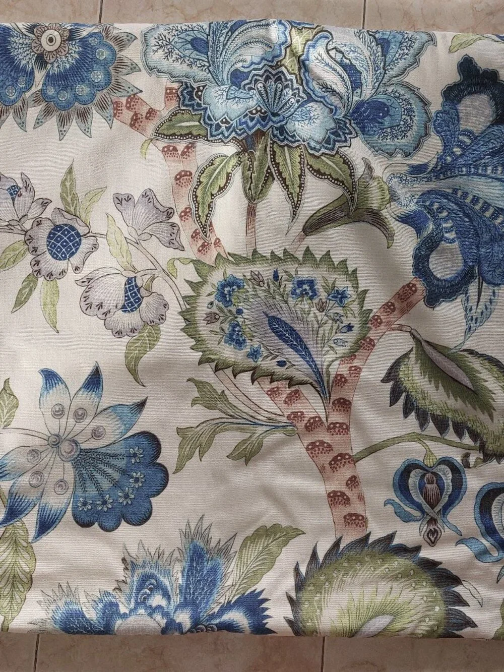 VILLA Euro Sham Beautiful Print Pattern Decorative Pillow Case COVER ONLY NO