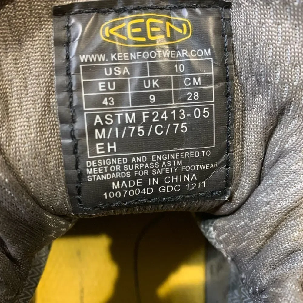 Keen boots lacing