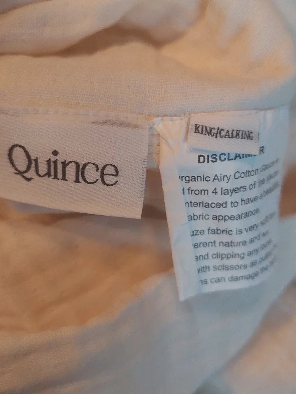Quince bedding can