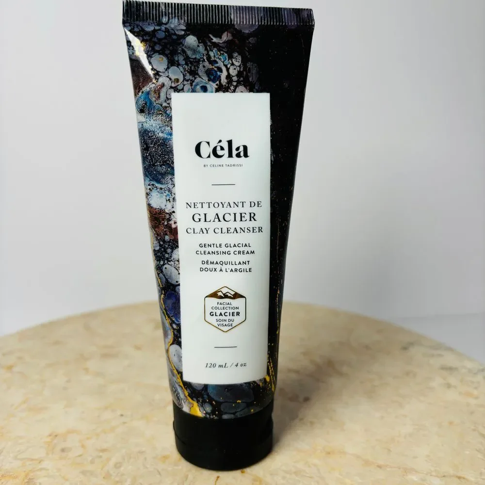 Cela GLACIER CLAY CLEANSER Gentle Glacial Cleansing Cream 4 oz/120‎ mL Full Size