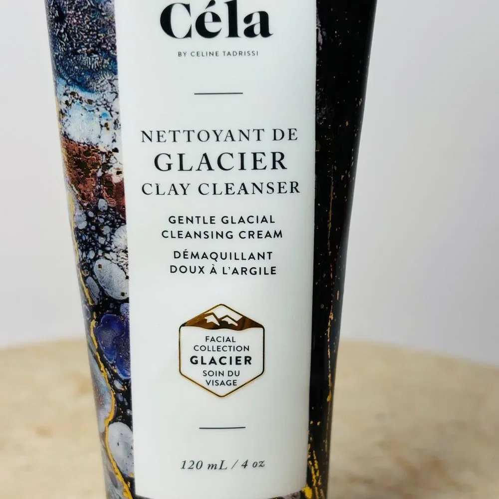 Cela GLACIER CLAY CLEANSER Gentle Glacial Cleansing Cream 4 oz/120‎ mL Full Size