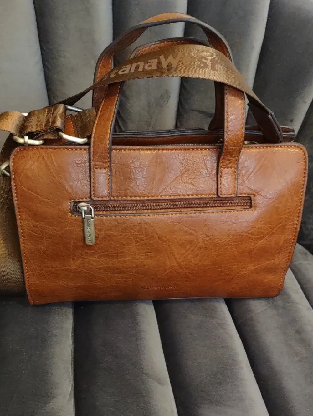 Montana West Patchwork Crossbody Satchel