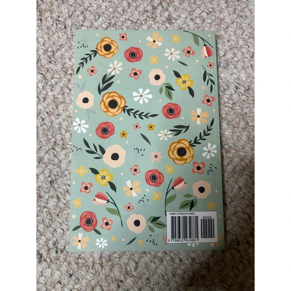 Daily Gratitude Journal Floral Sage‎ Green Softcover Notebook 9798632434881