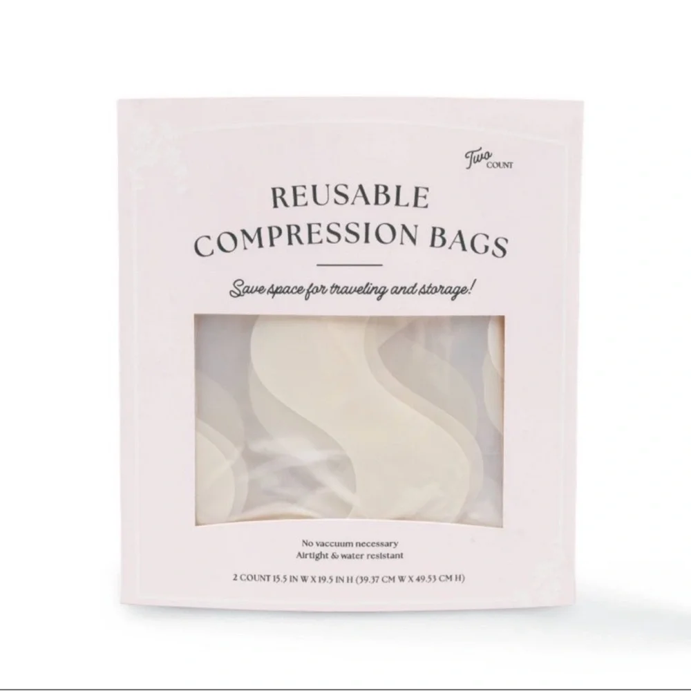 Target Bullseye Playground Reusable Storage and/or Travel Compression Bags