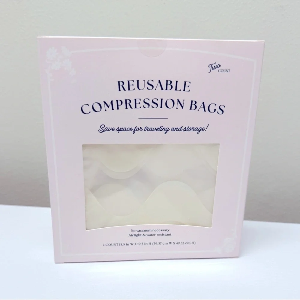 Target Bullseye Playground Reusable Storage and/or Travel Compression Bags