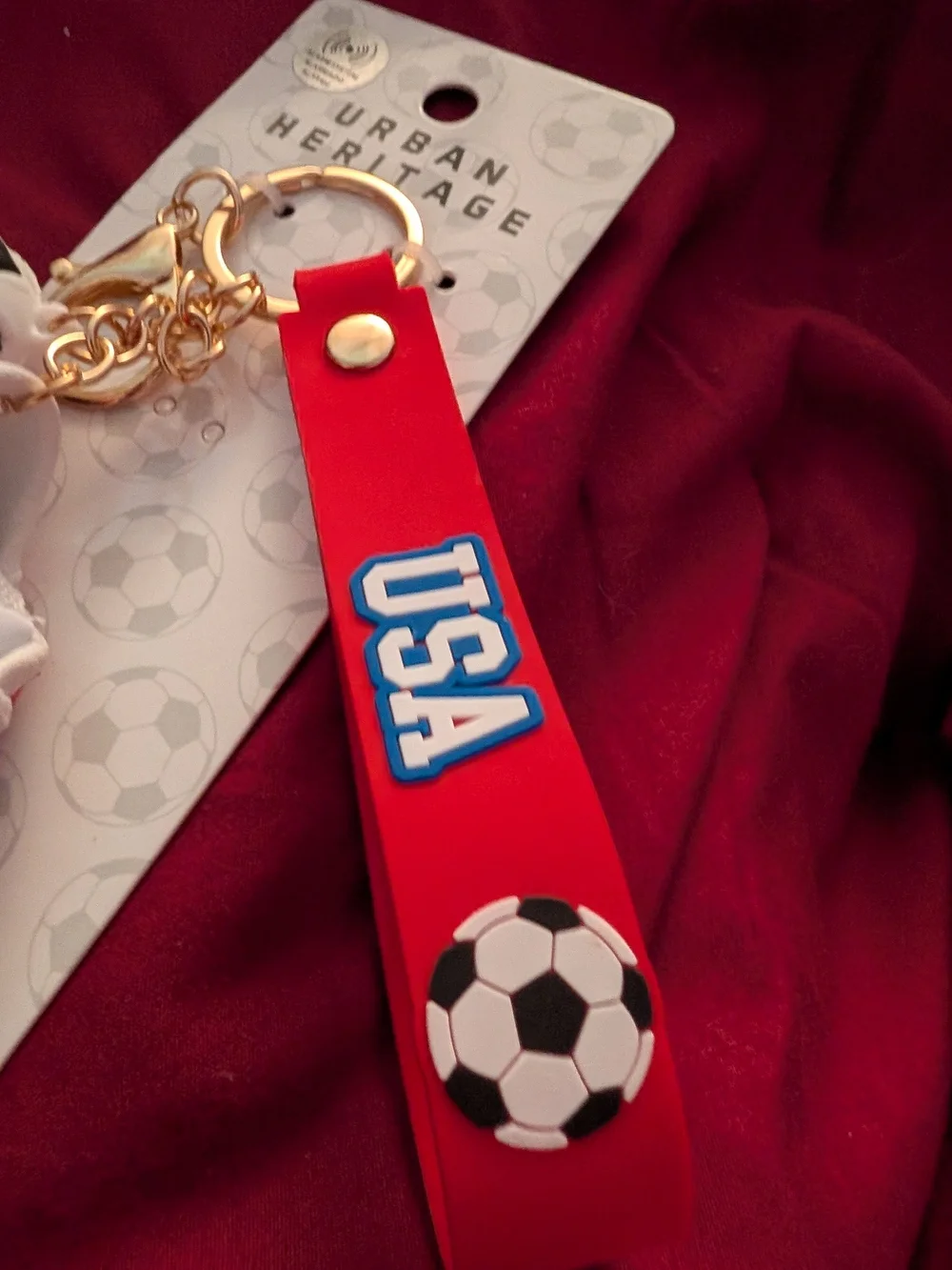 Urban Heritage USA Soccer Futbol ⚽ Cleat, Ball & Wrist Strap FIFA 2026