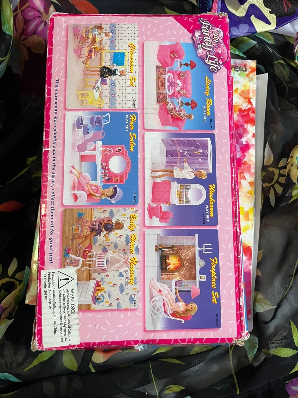 Pink Dollhouse Party Accessory Set
