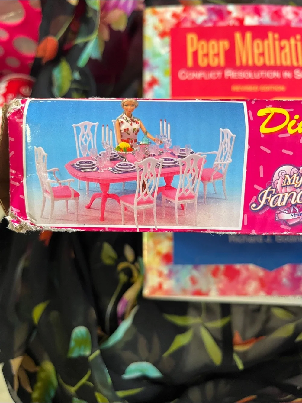 Pink Dollhouse Party Accessory Set