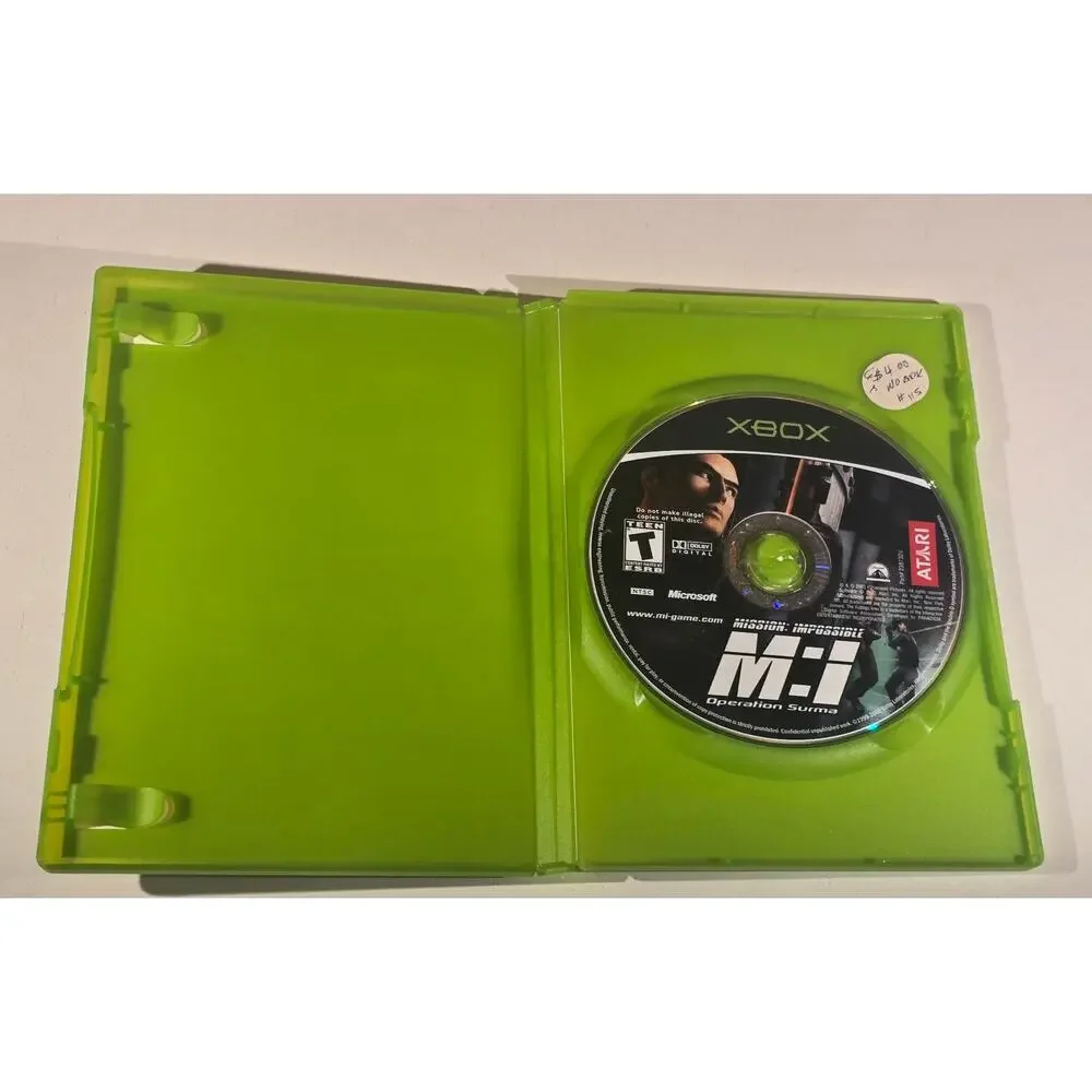 Original Xbox Game Lot Enter the Matrix Mission Impossible Crimson Skies