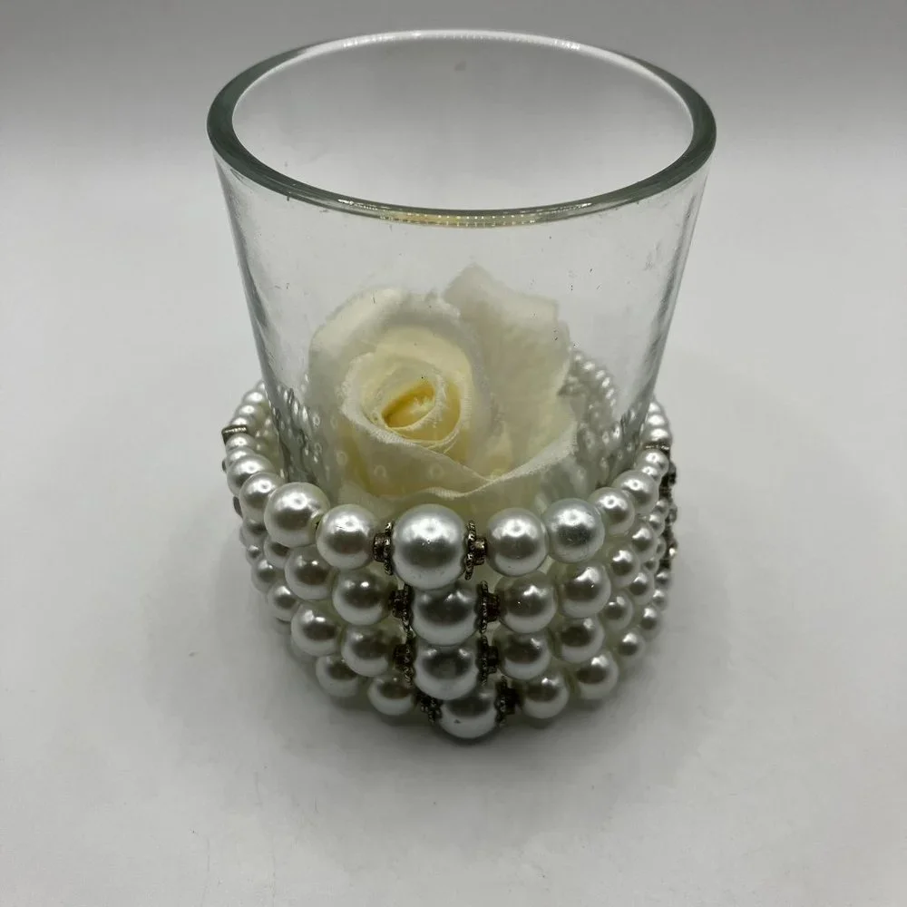 Pearl Bracelet 4 Strand Pearl Cuff Bracelet Brand New Fits ALL