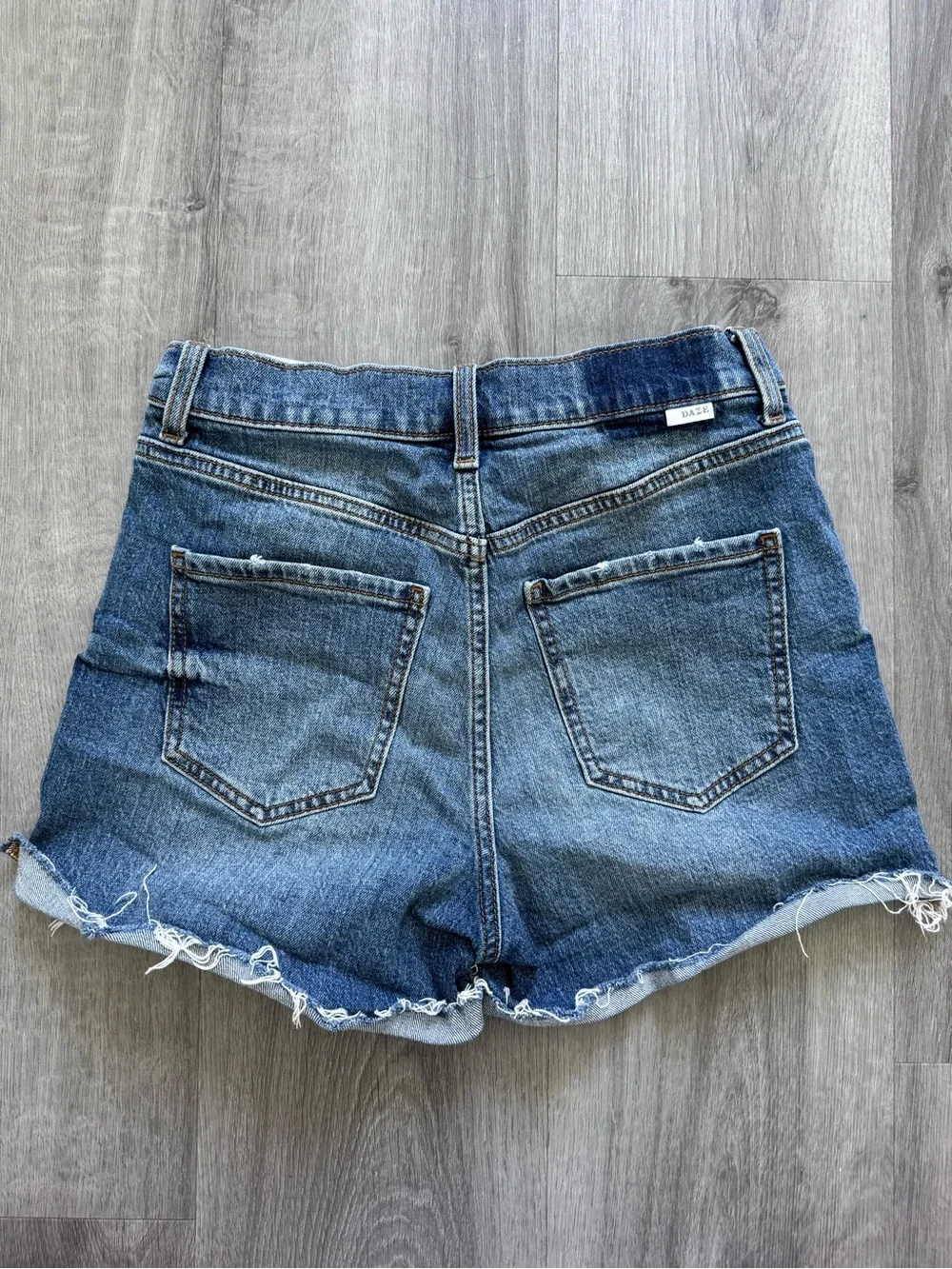 Daze Distressed Denim Cutoff Shorts