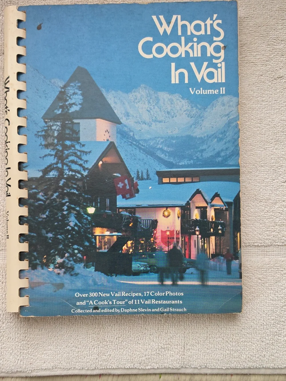 What's Cooking In Vail Volume II Cookbook - Blue Cover