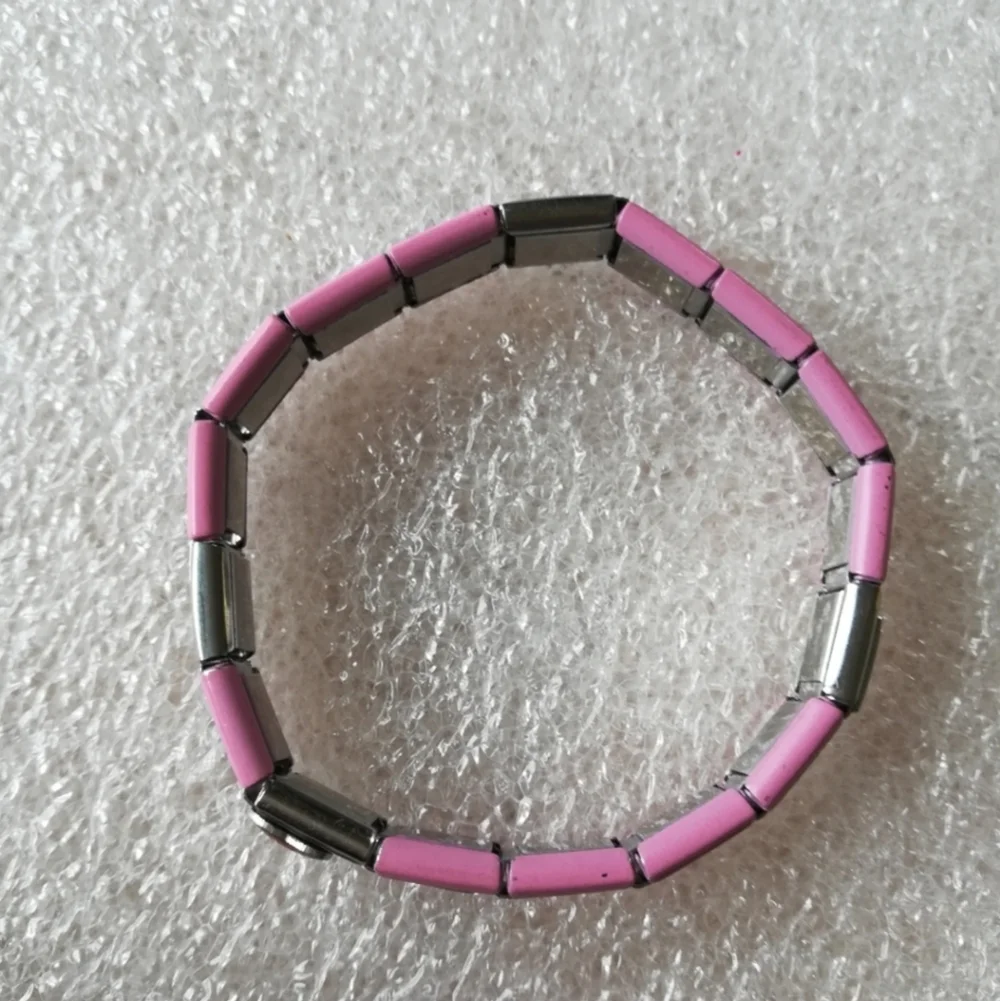 Elise Italia Pink It's A Girl Thing Expandable Stretch Bracelet