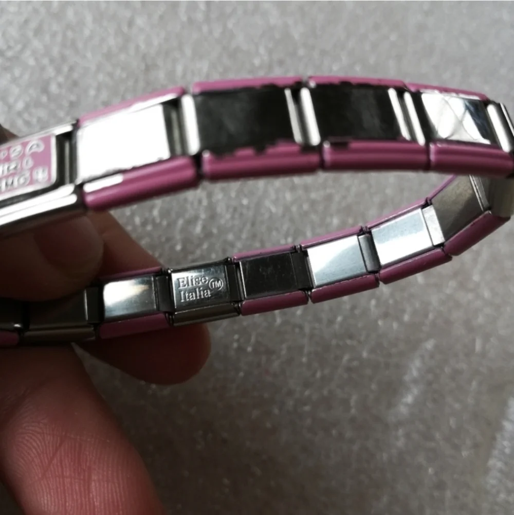 Elise Italia Pink It's A Girl Thing Expandable Stretch Bracelet