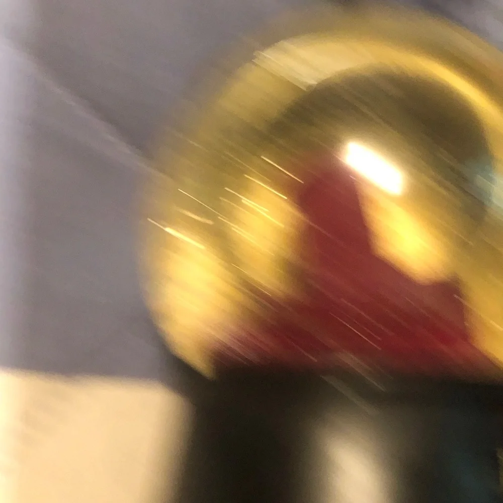 Gold Round Decorative Accent water globe
