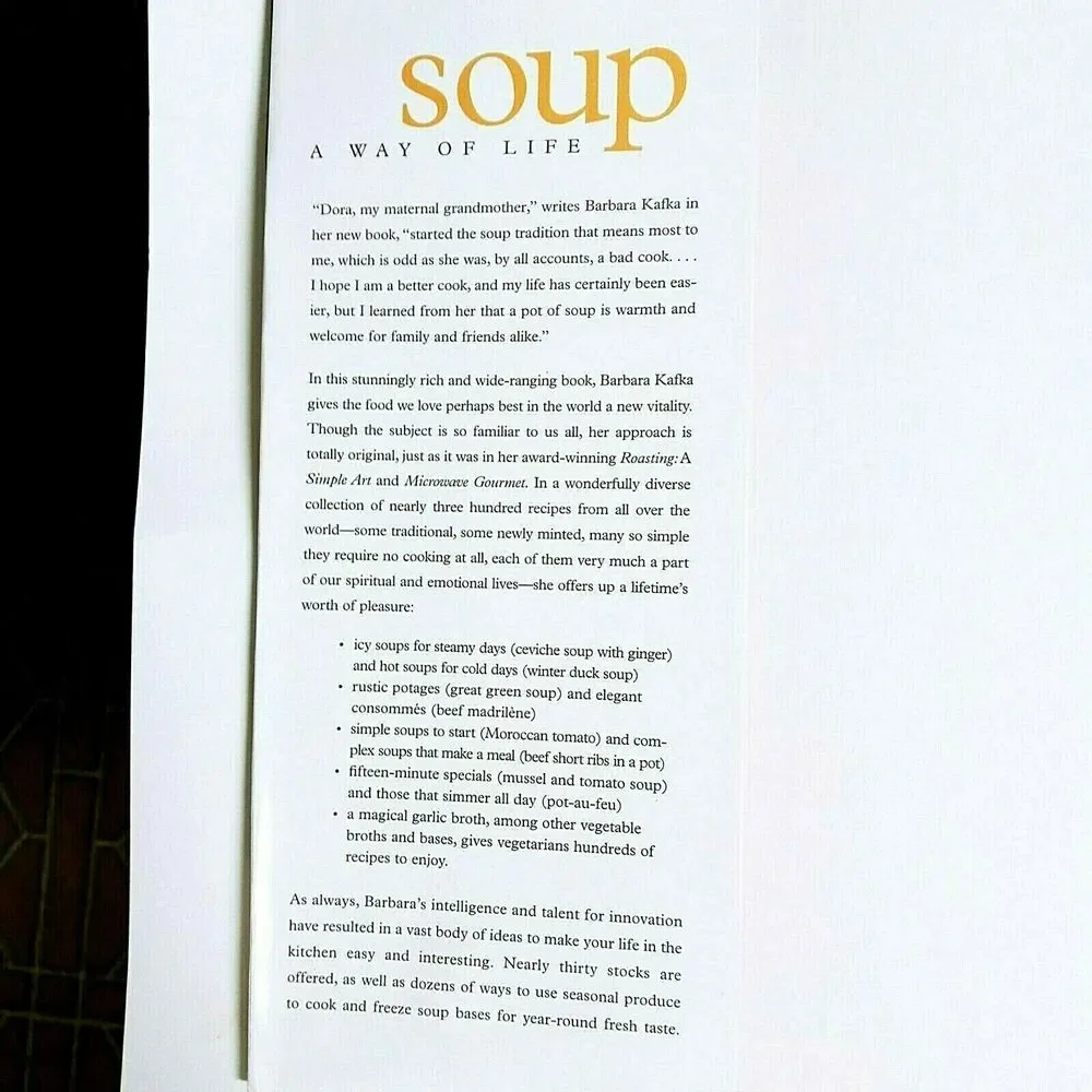 Cookbook soup way