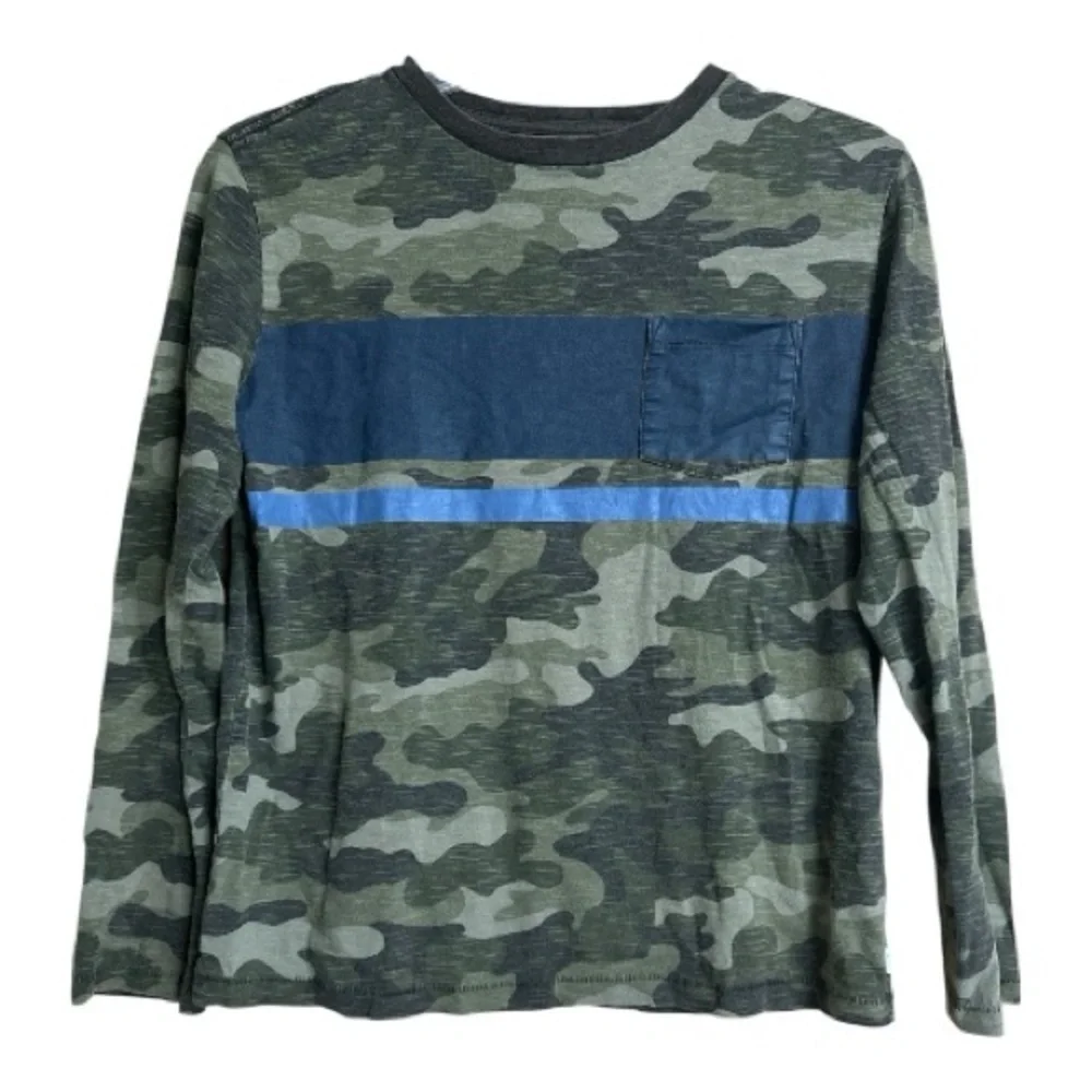 Gap Kids Camo Long Sleeve Shirt, XL (12)