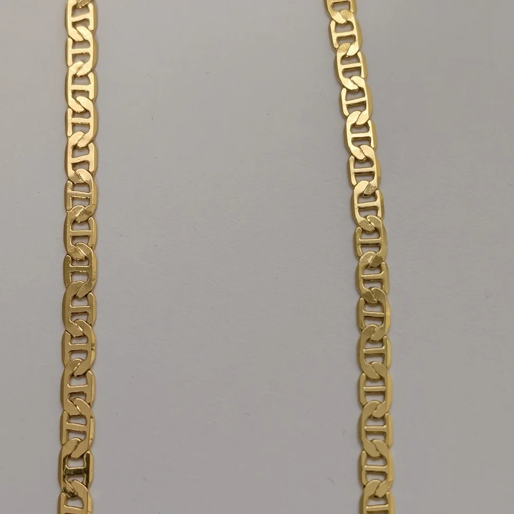 Elegant 18K Gold Plated Chain Necklace And Bracelet Set