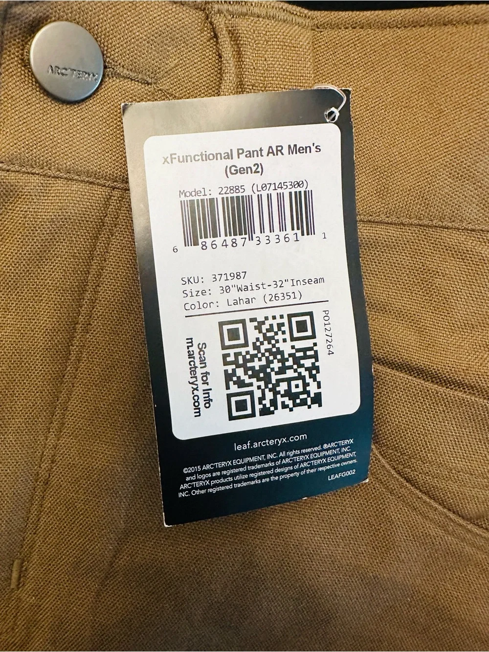 Arcteryx 💲original price