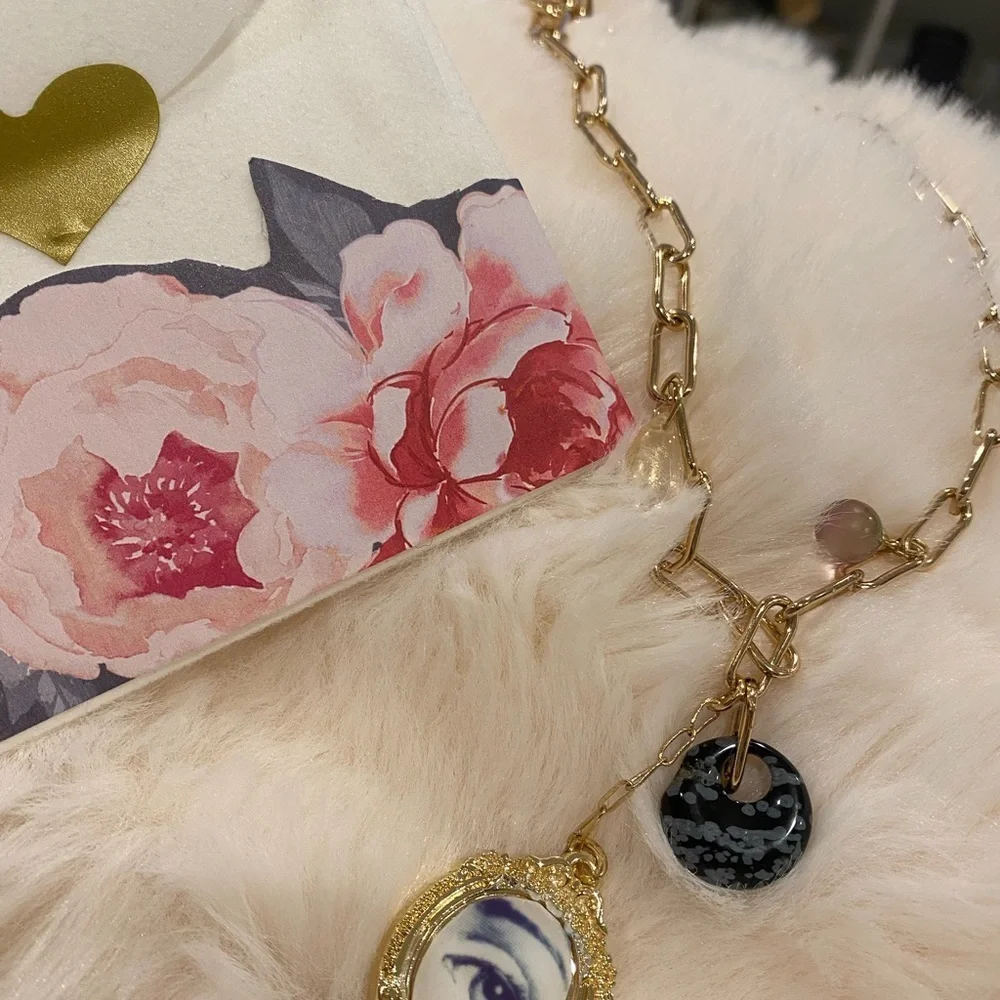 Fornasetti inspired luxury gold