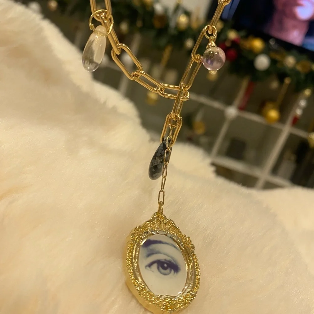 Fornasetti inspired luxury gold