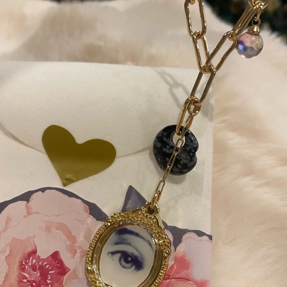 Fornasetti inspired luxury gold