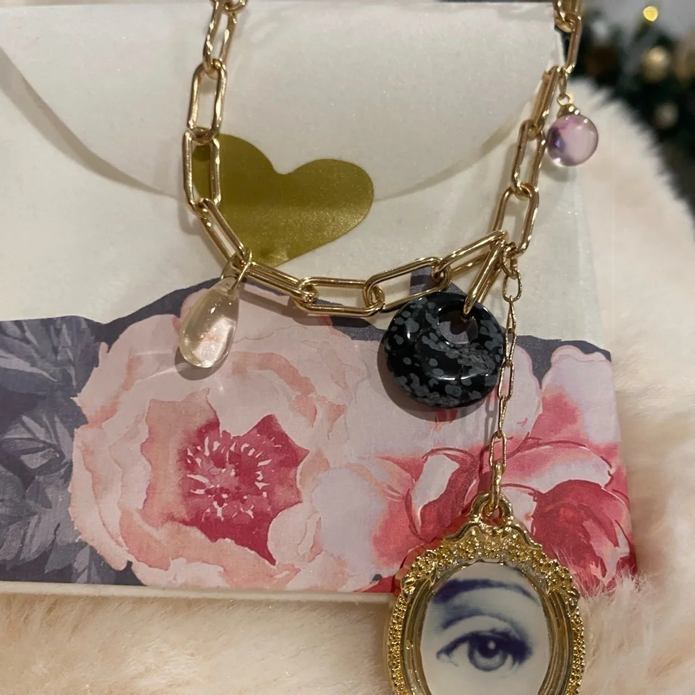 Fornasetti inspired luxury gold