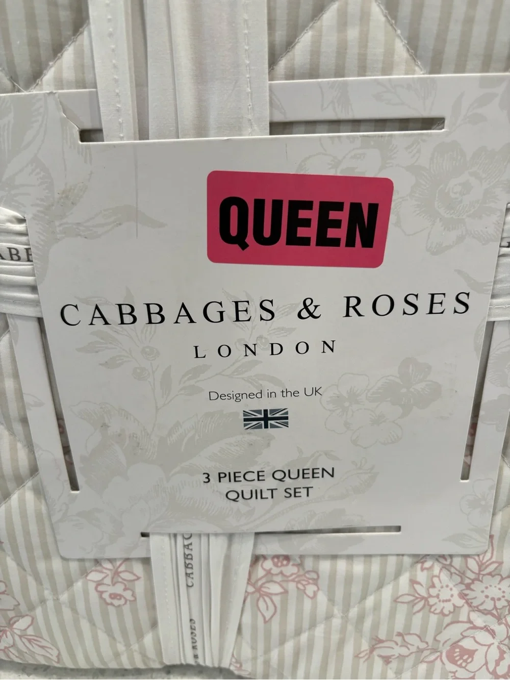 Cabbages & Roses includes shams