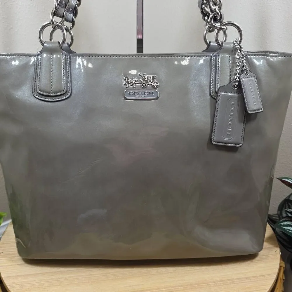 Coach Chelsea East-West Patent Leather Tote