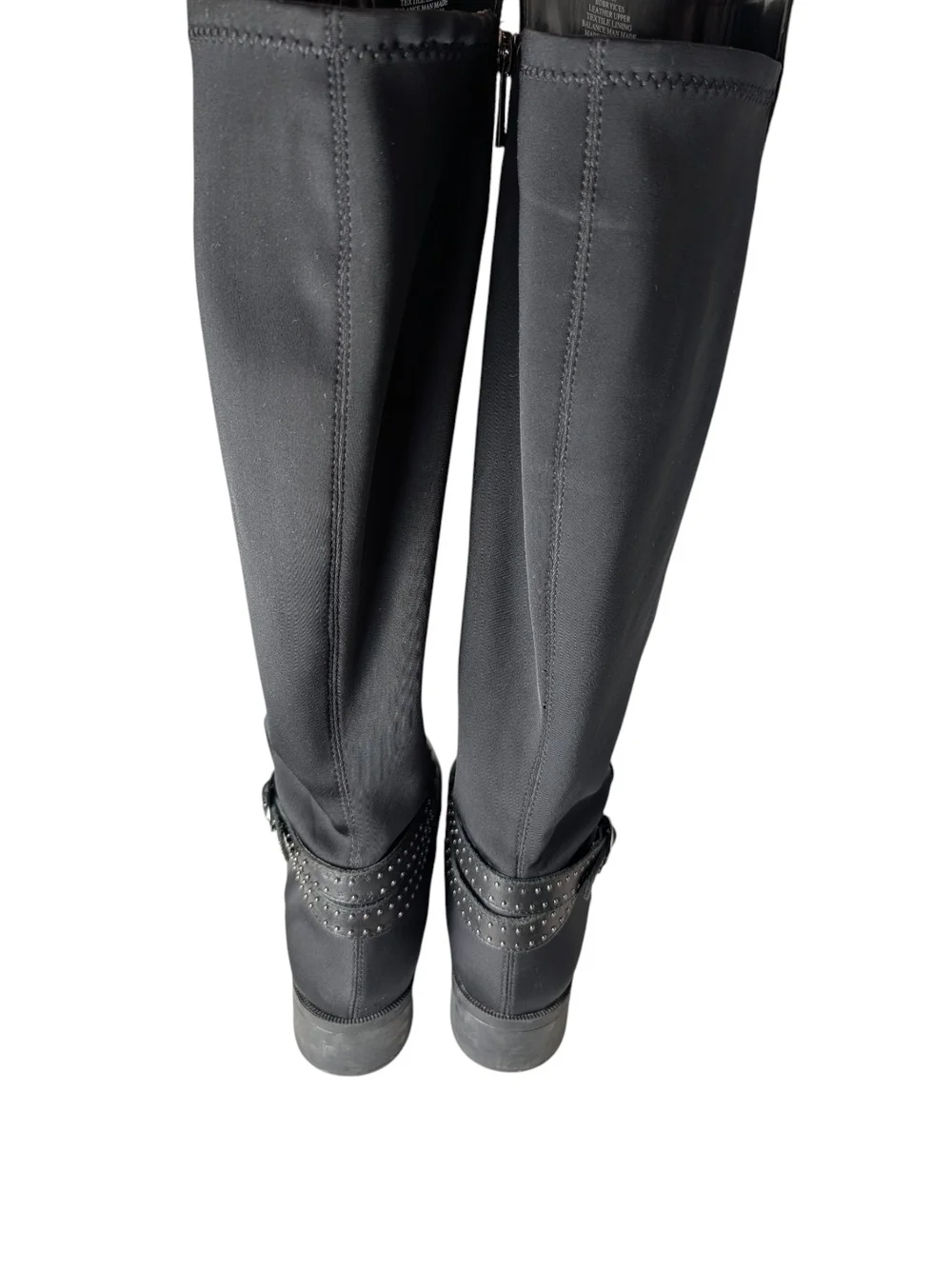 Bandolino Black Studded Riding Boots