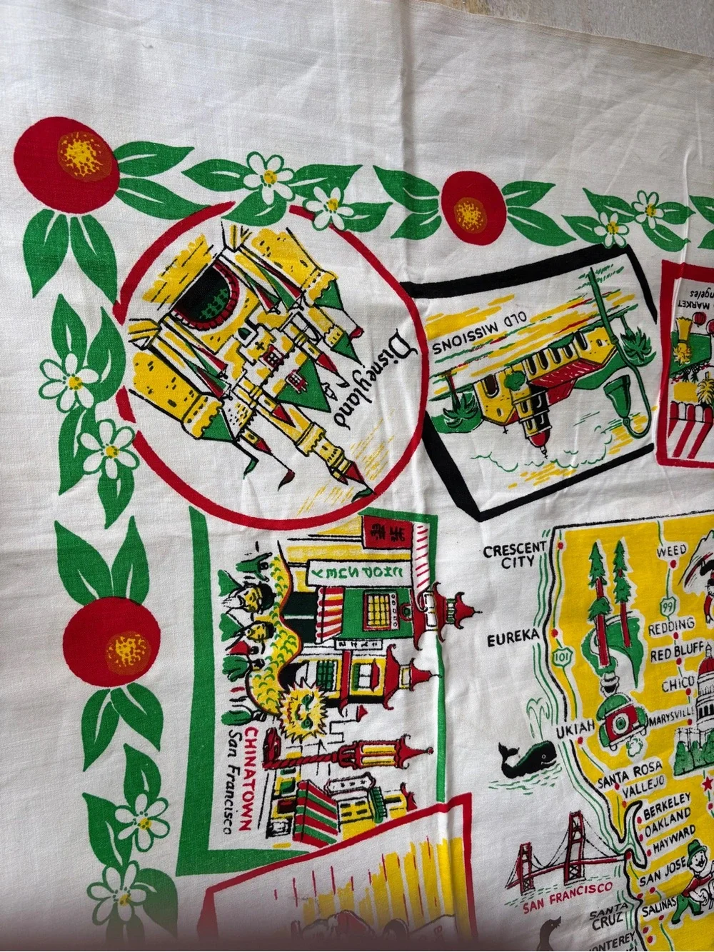 Vintage style printed