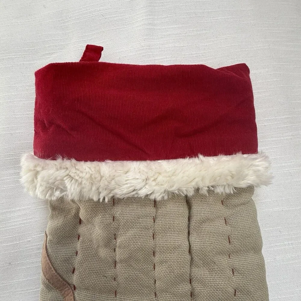Pottery Barn Kids Deer Woodland Christmas Stocking