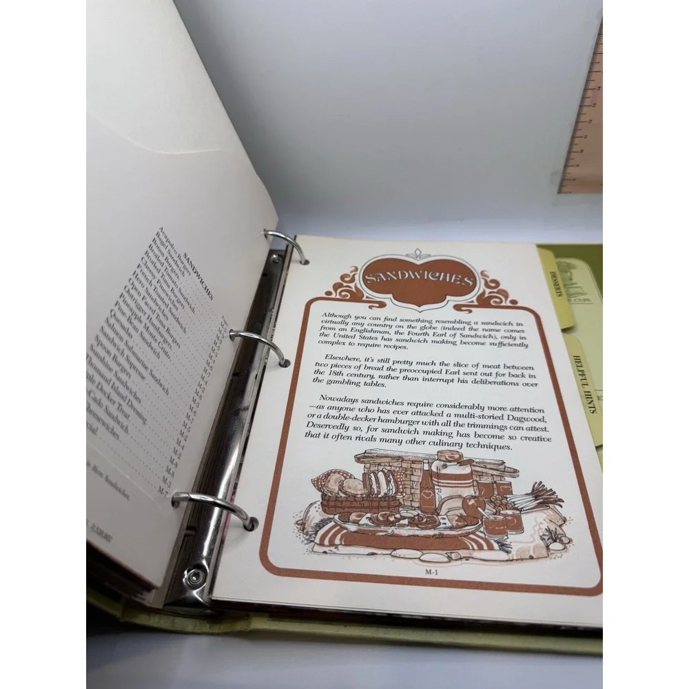 Vintage Del Monte Kitchens Cookbook, 1972 Binder Hardcover First Printing