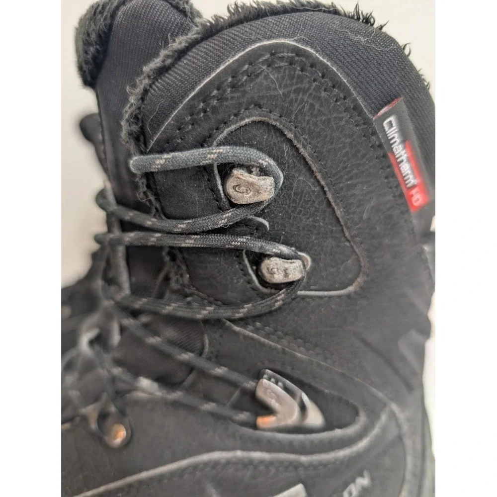 Salomon Nytro GTX Mens Hiking Boots Black Size 8.5 Gore-Tex Contagrip Climatherm