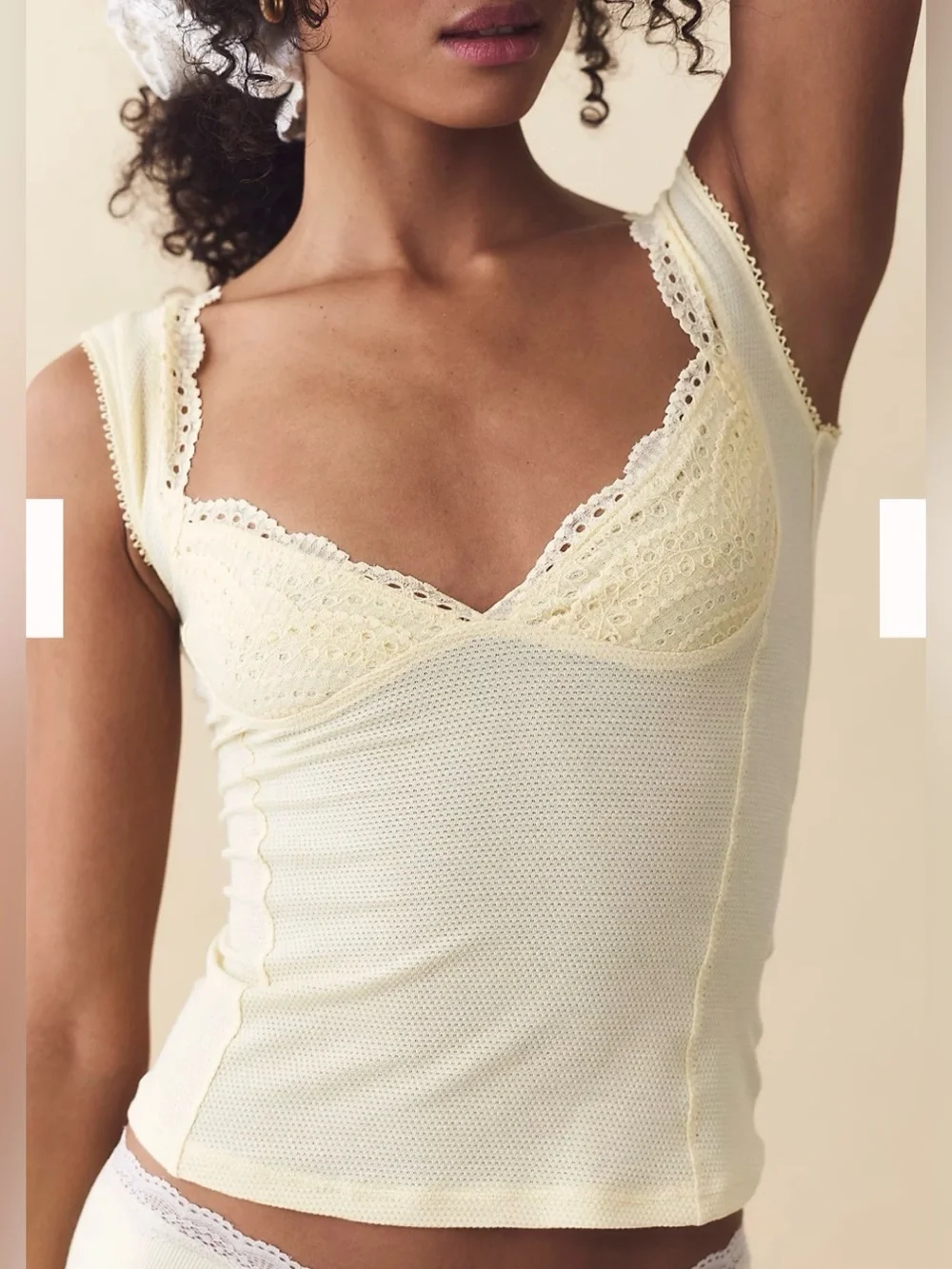 Free People Intimately Free Blush Hour Tee Tank Bralette | Free People Size: M