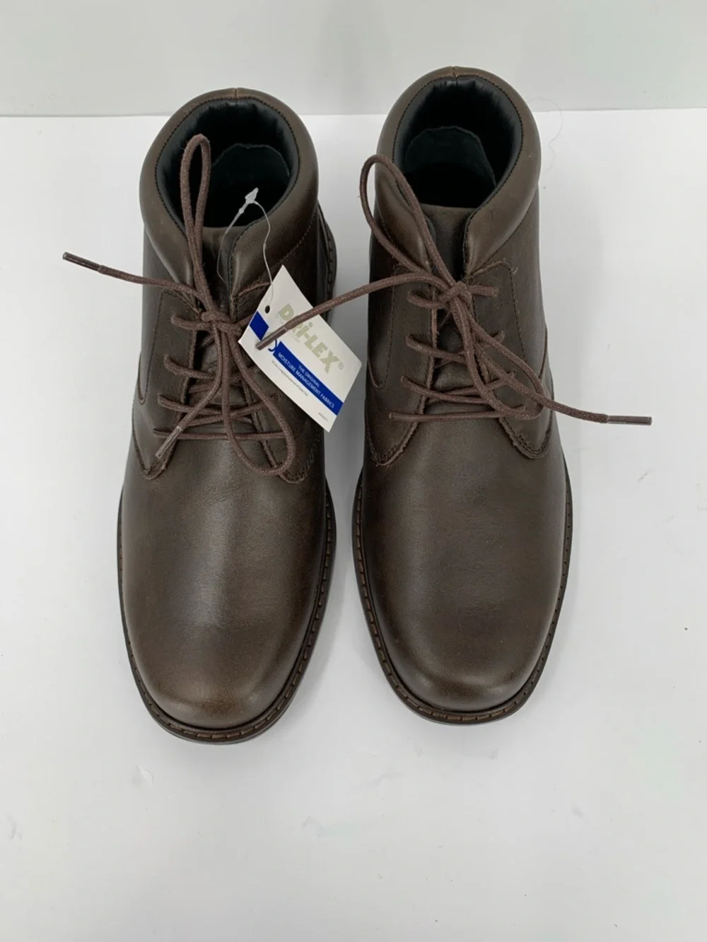 Drew Bronx Chukka ankle boots shoe dark brown leather new 9 EXTRA WIDE EEEE 4E