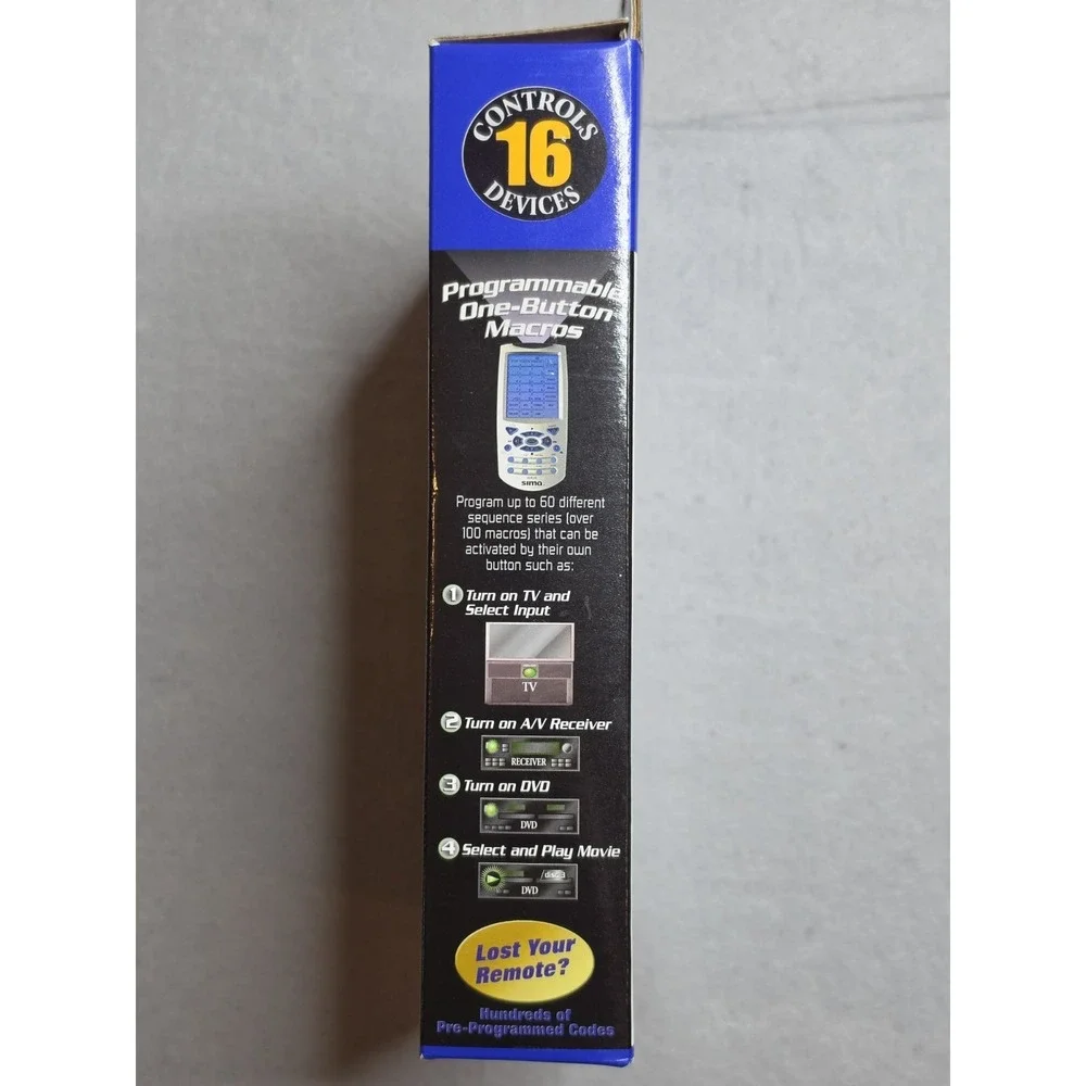 Sima SUR-35 Ultimate Universal Learning Remote Control Touch‎ Screen Backlit NIB
