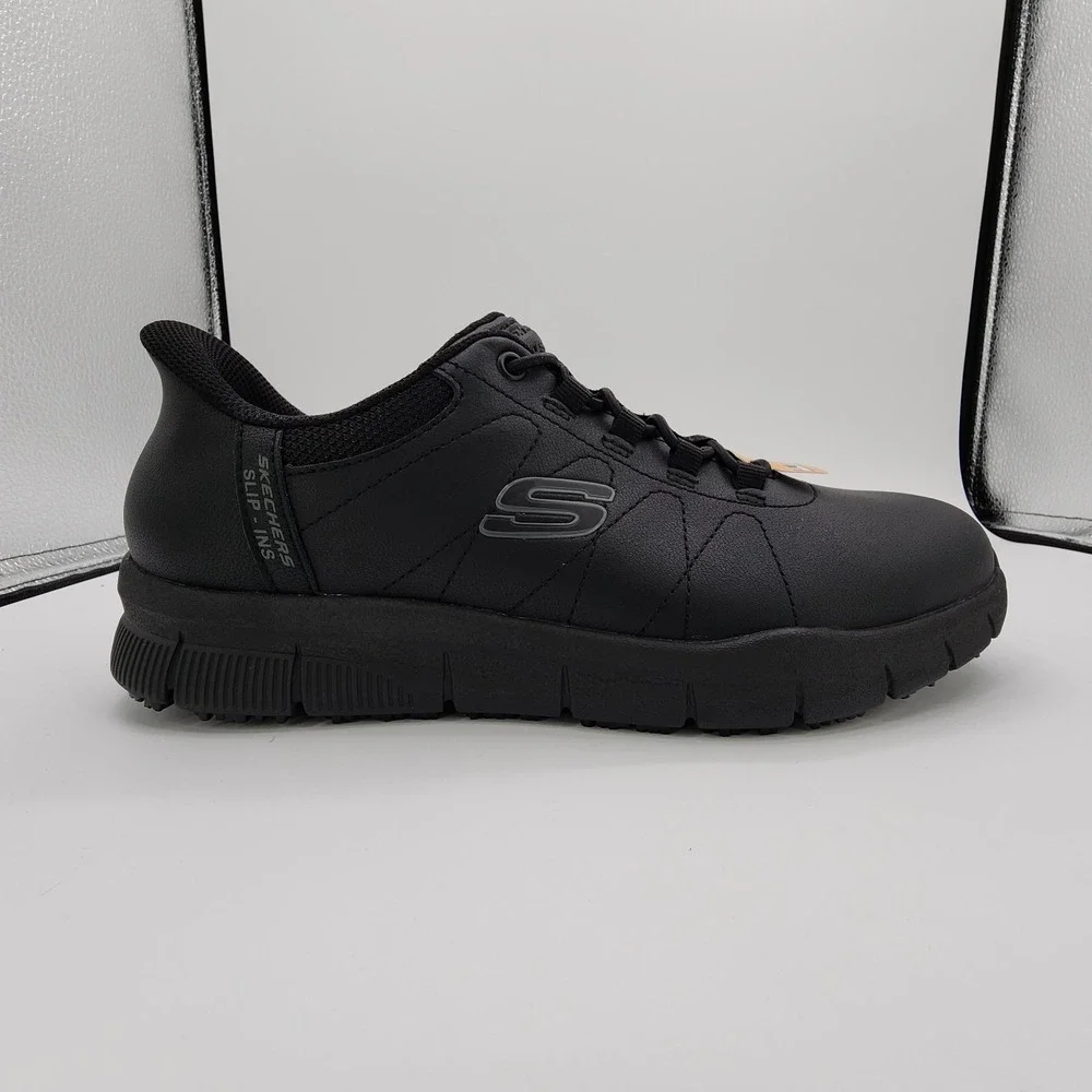 Skechers Work Hands Free Slip In Shoes Womens 8.5‎ Nampa Cottonbud NEW no Box