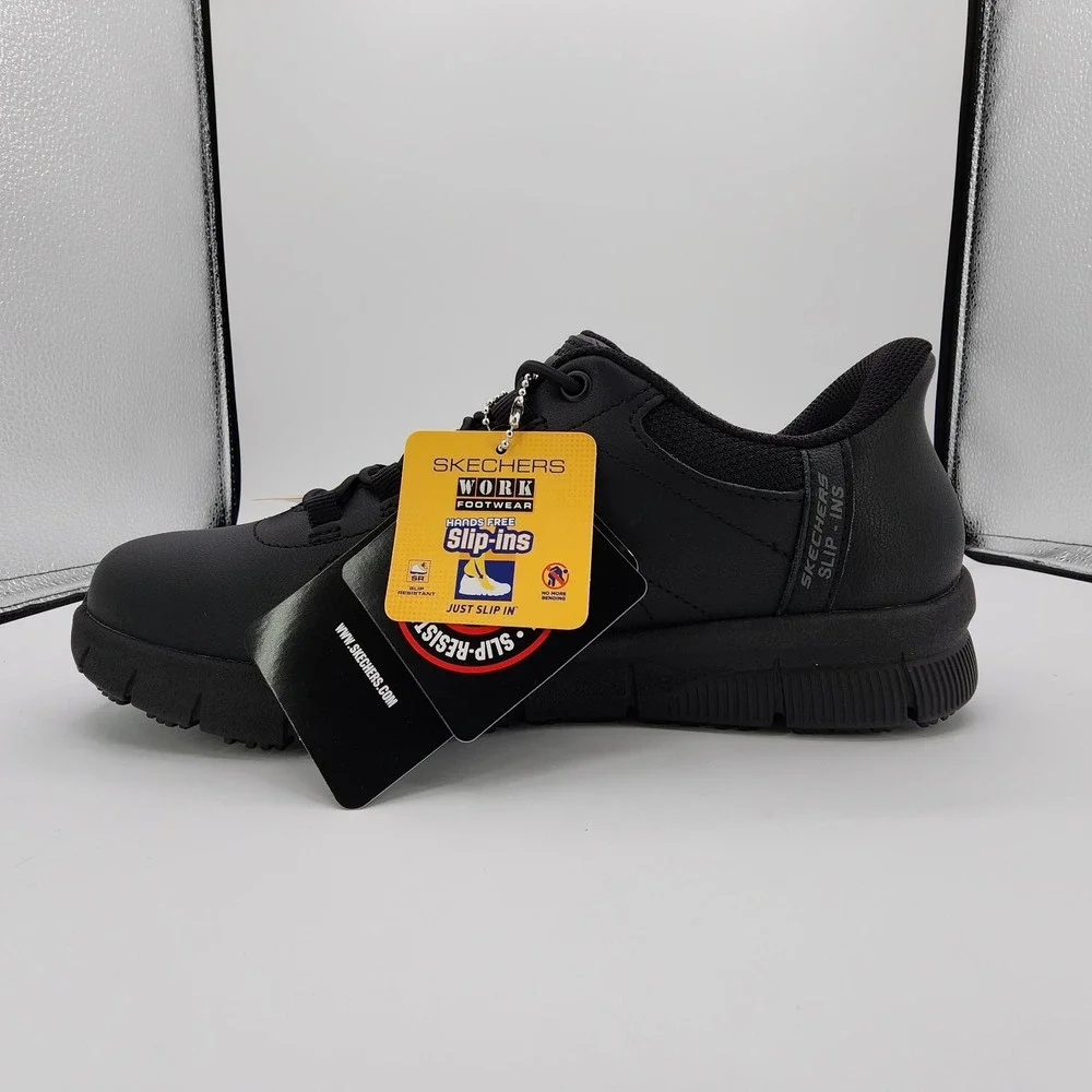 Skechers Work Hands Free Slip In Shoes Womens 8.5‎ Nampa Cottonbud NEW no Box